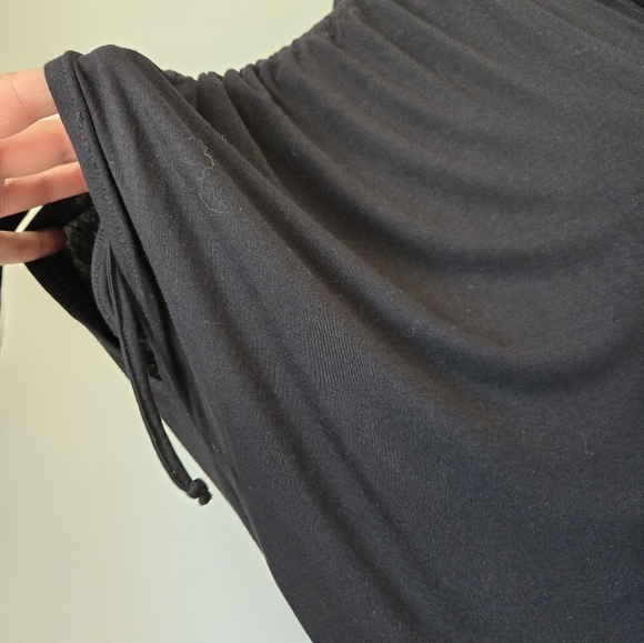 ROCK & ROLL COWGIRL Black Open Front Sweater with Colorful Embroidery Back.Small - Picture 4 of 13